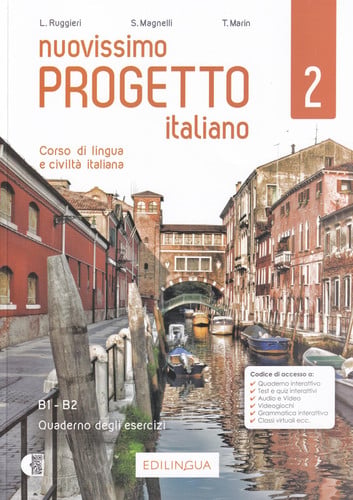 NUOVISSIMO PROGETTO ITALIANO 2 EJER CD, de AA.VV. | portada del libro