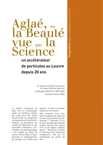 CHIMIE ET ART. LE GENIE AU SERVICE DE L'HOMME, de AMALORE CHRISTI | portada del libro