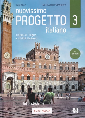 NUOVISSIMO PROGETTO ITALIANO 3 C1 LIBRO DELLO STUDENTE, de Varios autores | portada del libro