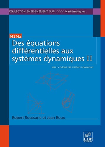 EQUATIONS DIFFERENTIELLES AUX SYSTEMES DYNAMIQUES T2, de ROUSSARIE ROBER | portada del libro