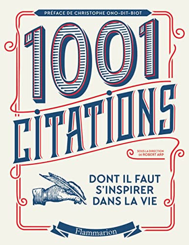 ES 1001 CITATIONS DONT IL FAU, de COLLECTIFS FLAMMARION | portada del libro