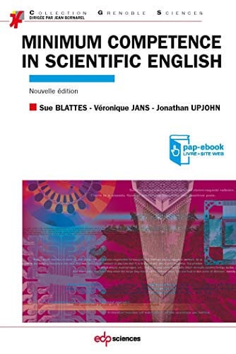 MINIMUM COMPETENCE IN SCIENTIFIC ENGLISH NED 2013, de BLATTES SUE | portada del libro