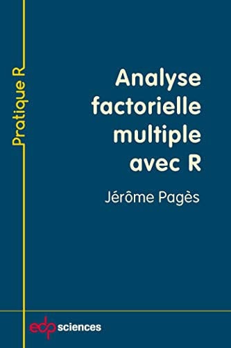 ANALYSE FACTORIELLE MULTIPLE AVEC R, de PAGES JEROME | portada del libro