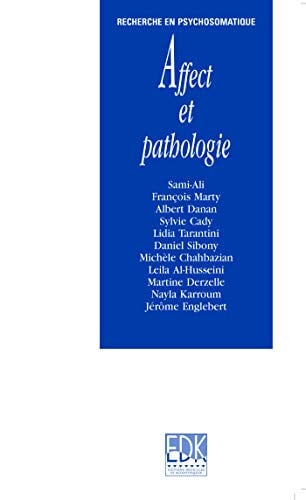 AFFECT ET PATHOLOGIES, de SAMI-ALI MAHMOU | portada del libro