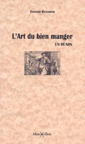 ART DE BIEN MANGER EN BEARN L', de Edmond Richardin | portada del libro