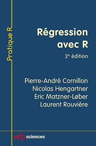REGRESSION AVEC R 2E EDITION, de CORNILLON PIERR | portada del libro