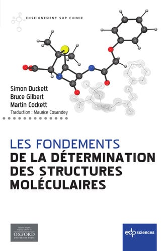 DETERMINATION DES STRUCTURES MOLECULAIRES, de DUCKETT SIMON | portada del libro