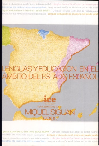 Lenguas y educación en el ámbito del Estado español, de Miguel Siguán | portada del libro