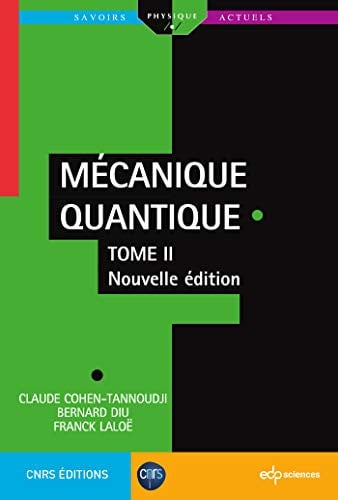 MECANIQUE QUANTIQUE TOME 2, de COHEN-TANNOUDJI | portada del libro
