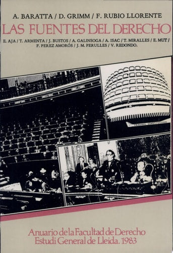 Fuentes del Derecho, las, de Jornades Jurídiques de Lleida (1st 1983) | portada del libro
