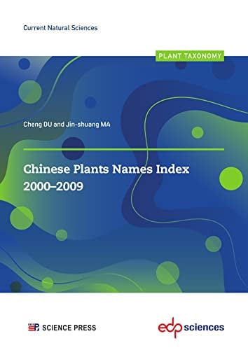 CHINESE PLANTS NAMES INDEX 2000-2009, de DU CHENG | portada del libro