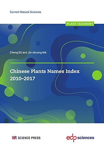 CHINESE PLANTS NAMES INDEX 2010-2017, de DU CHENG | portada del libro