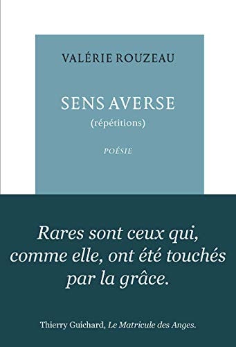 SENS AVERSE, de Valérie Rouzeau | portada del libro