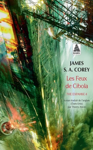 LES FEUX DE CIBOLA, de James S. A. Corey | portada del libro