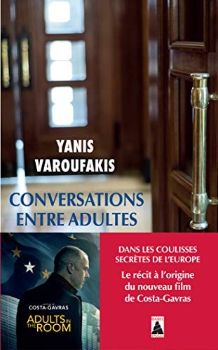 CONVERSATIONS ENTRE ADULTES, de Yanis Varoufakis | portada del libro