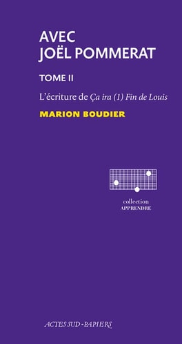 AVEC JOOL POMMERAT TOME II, de Marion Boudier | portada del libro