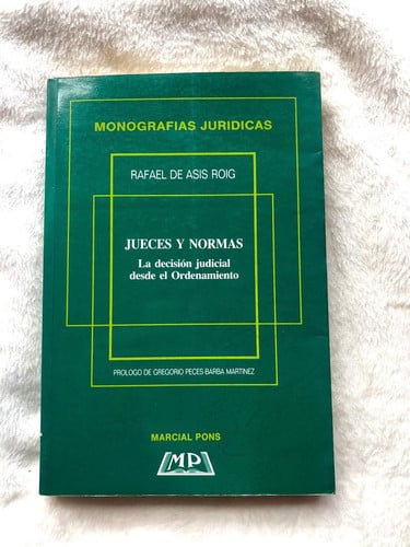 JUECES Y NORMAS, de ASIS ROIG | portada del libro