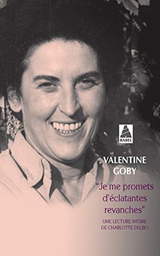 JE ME PROMETS DECLATANTES REVANCHES", de Valentine Goby | portada del libro