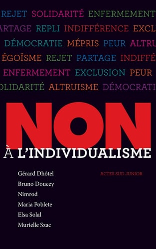 NON A LINDIVIDUALISME, de Gérard Dhôtel | portada del libro