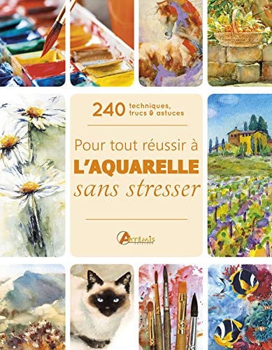 POUR TOUT REUSSIR A L'AQUARELLE SANS STRESSER, de COLLECTIF | portada del libro