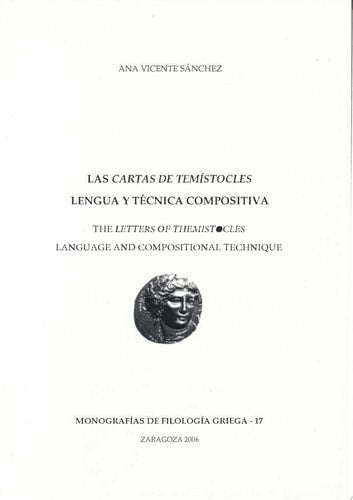 Las Cartas de Temístocles. Lengua y técnica compositiva, de Vicente Sánchez | portada del libro
