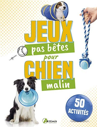 50 JEUX PAS BETES POUR CHIEN MALIN, de COLLECTIF | portada del libro