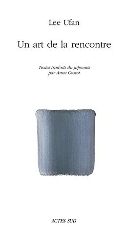 UN ART DE LA RENCONTRE, de U-Fan Lee | portada del libro