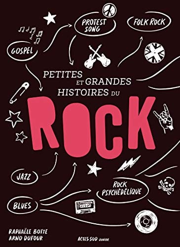 PETITES ET GRANDES HISTOIRES DU ROCK, de Raphaële Botte | portada del libro