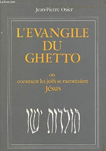 EVANGILE DU GHETTO (L'), de Giordano Bruno | portada del libro