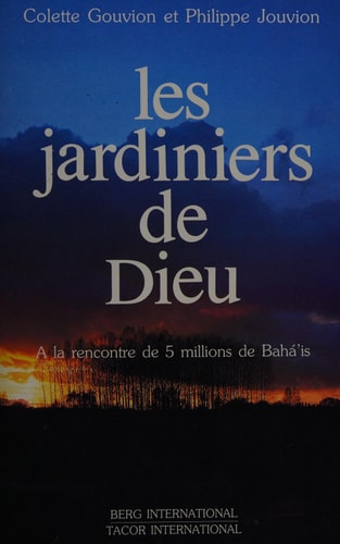 JARDINIERS DE DIEU (LES), de Colette Gouvion | portada del libro