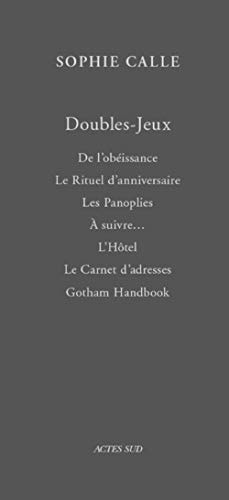 COFFRET SOPHIE CALLE DOUBLES JEUX 7 VOLS, de Sophie Calle | portada del libro