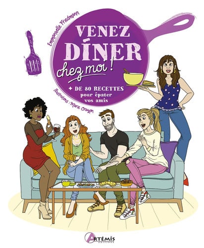VENEZ DINER CHEZ MOI, de FRIEDMANN EMMAN | portada del libro