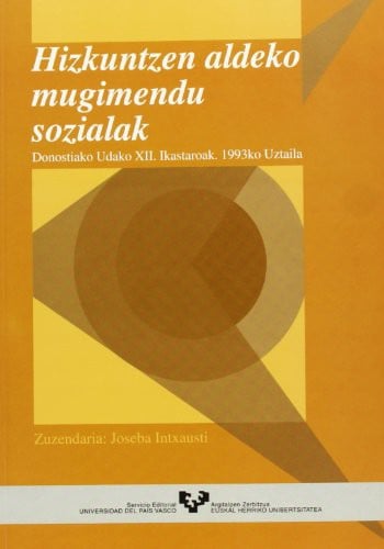 HIZKUNTZEN ALDEKO MUGIMENDU SOZIALAK, de INTXAUSTI REKONDO | portada del libro