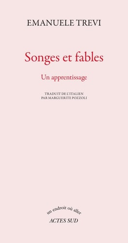 SONGES ET FABLES, de Emanuele Trevi | portada del libro