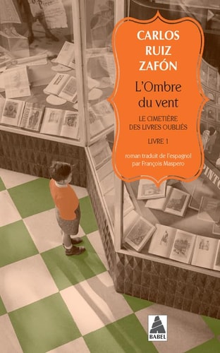 LOMBRE DU VENT, de Carlos Ruiz Zafón | portada del libro
