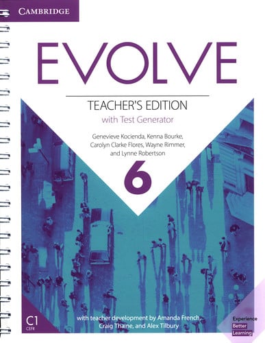 Evolve 6 (C1). Teacher's edition with test generation | portada del libro