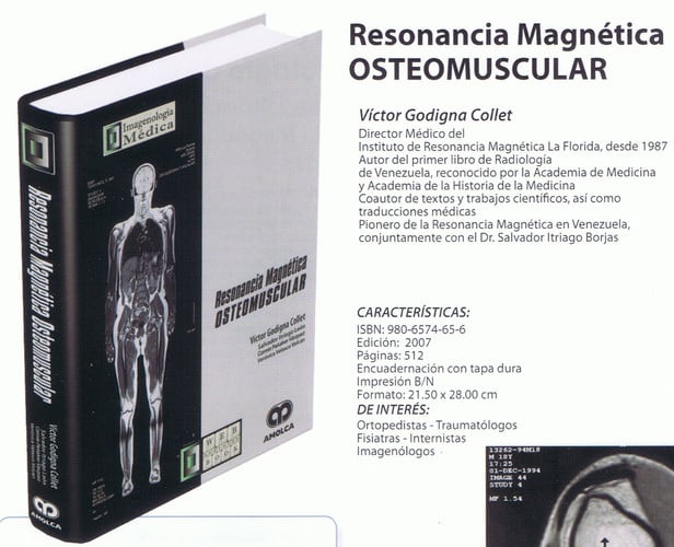 RESONANCIA MAGNETICA OSTEOMUSCULAR, de V. GODIGNA | portada del libro