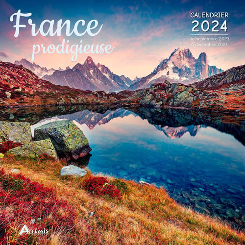 CALENDRIER FRANCE PRODIGIEUSE 2024, de COLLECTIF | portada del libro