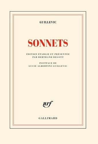 SONNETS, de Eugène Guillevic | portada del libro
