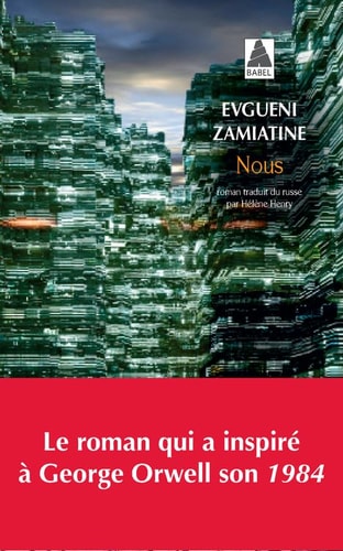 NOUS, de Evgenij Ivanovič Zamâtin | portada del libro
