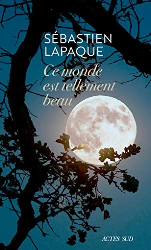 CE MONDE EST TELLEMENT BEAU, de Sébastien Lapaque | portada del libro