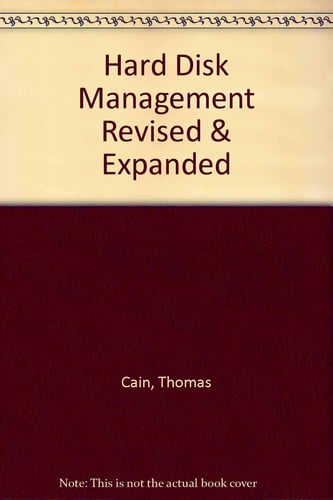 HARD DISK MANAGEMENT 2E, de CAIN#CAIN | portada del libro