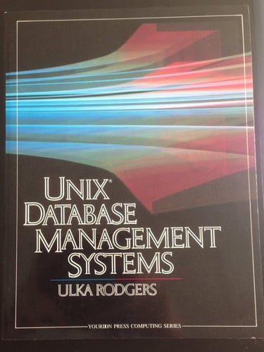 UNIX DATABASE MANAGEMENT, de RODGERS | portada del libro