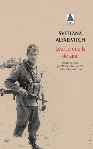 LES CERCUEILS DE ZINC, de Svetlana Alexievitch | portada del libro