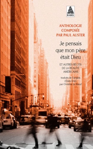 JE PENSAIS QUE MON PERE ETAIT DIEU, de Auster | portada del libro
