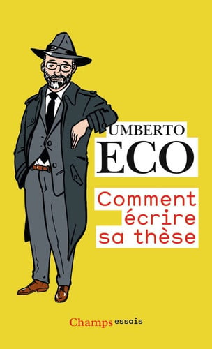OMMENT ECRIRE SA THESE, de ECO UMBERTO | portada del libro