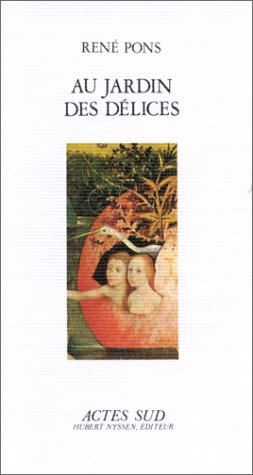 AU JARDIN DES DELICES, de Pons | portada del libro