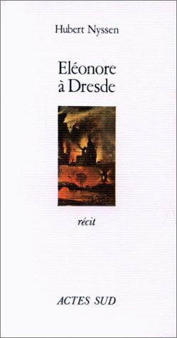 ELEONORE A DRESDE, de Nyssen | portada del libro