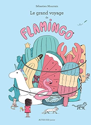 LE GRAND VOYAGE DE FLAMINGO, de Sébastien Mourrain | portada del libro