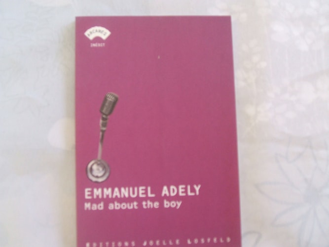 MAD ABOUT THE BOY, de Emmanuel Adely | portada del libro